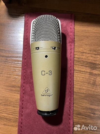 Студийный микрофон behringer c 3