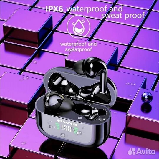 Наушники беспроводные Awei T29P Sports Earbuds