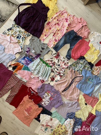Вещи пакетом на девочку 80 hm