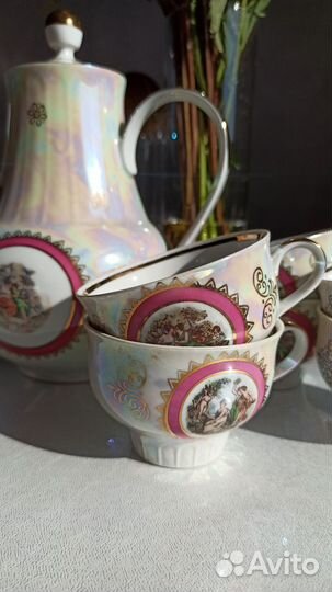 Сервиз кофейный Мадонна антикварный, винтаж