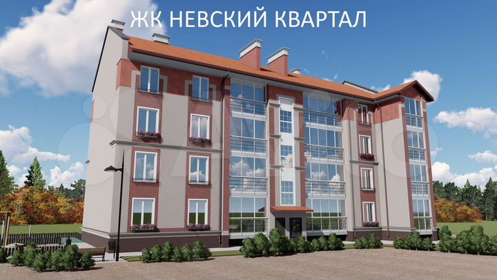 2-к. квартира, 82,1 м², 4/4 эт.
