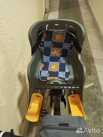 Детское велосипедное кресло на раму