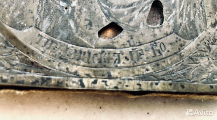 Старинная икона Тихвинская, XIX век