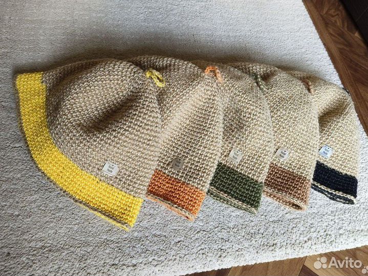 Шапка для бани джут