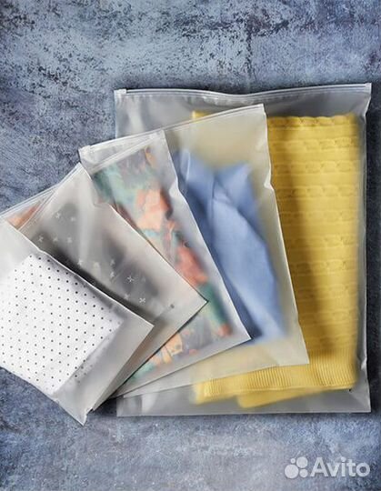 Пакеты зип лок с бегунком матовые 35х45