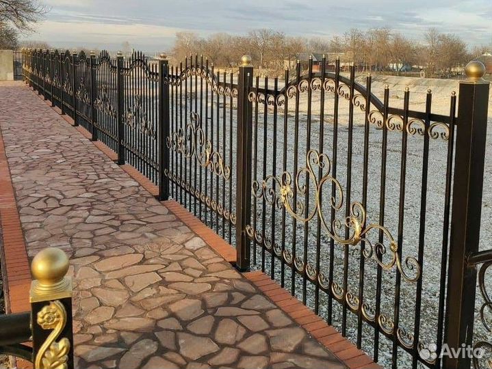 Кованый забор
