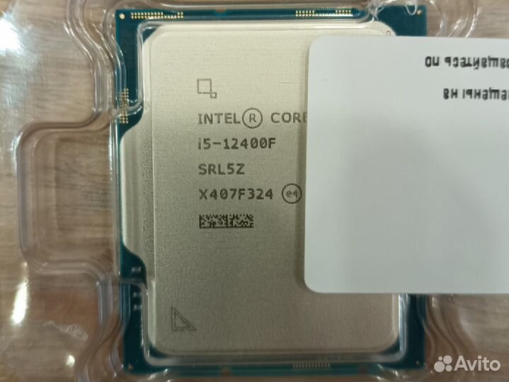 Процессор intel core i5 12400f