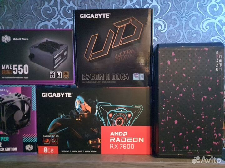 Новый Пк Core i5 12400F/B760+ RTX4060 или RX7600