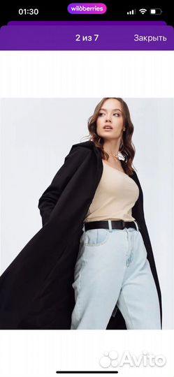 Черный плащ savage