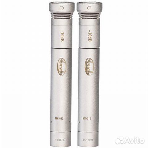 Стереопара микрофонов Октава мк-012 (никель, в кар