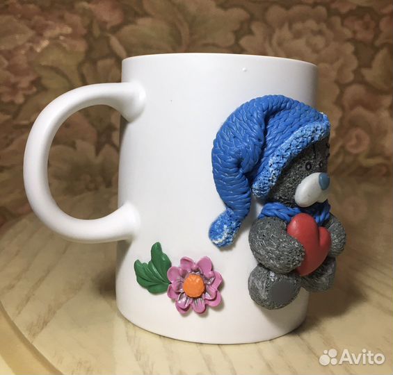 Кружка с декором «Мишка Тедди»