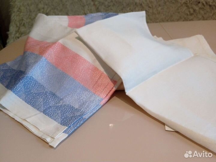 Скатерть, салфетки, полотенца лен СССР