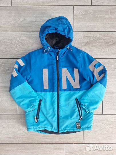 Парка куртка демисезонная на мальчика 134 140