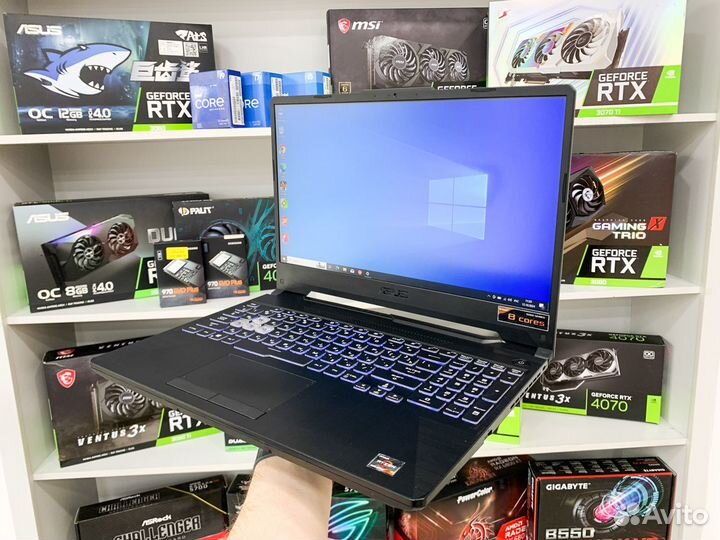 Игровой ноутбук Asus TUF Ryzen 7/RTX 3070/240Hz