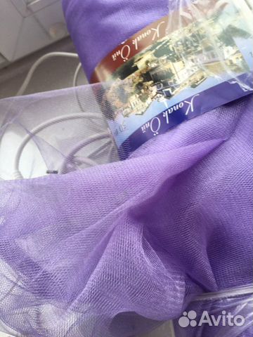 Фатин фиолетовый лаванда