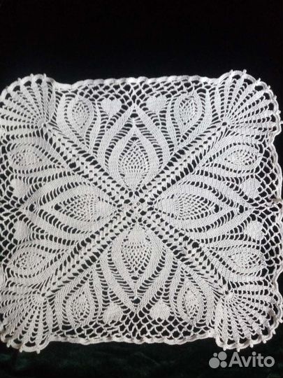 Салфетки вязаные крючком. Ручная работа