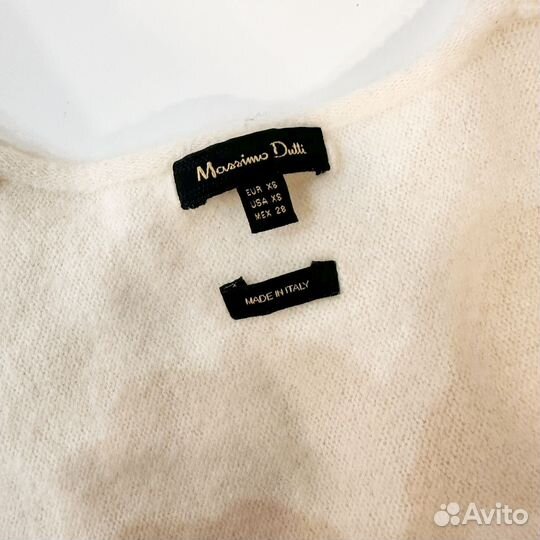 Свитер massimo dutti 100% кашемир (XS)