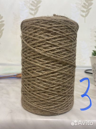 Джутовый шпагат, джут для рукоделия