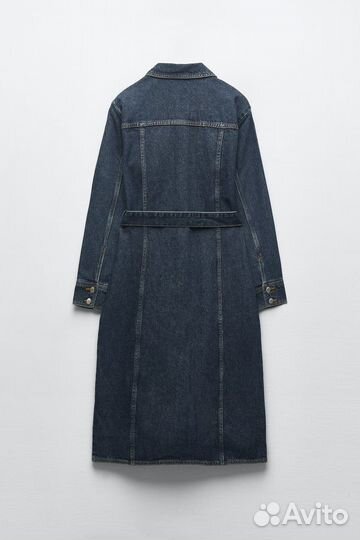 Джинсовое платье zara