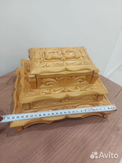 Шкатулка деревянная ручной работы