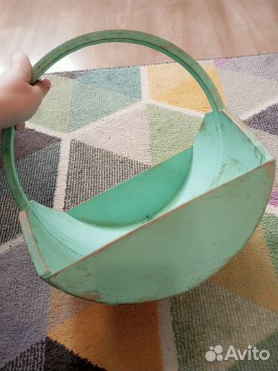 Корзина деревянная