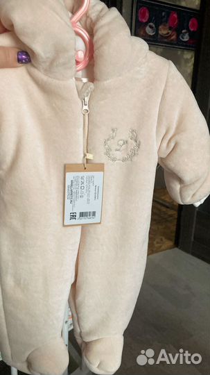 Комбинезон велюровый 62