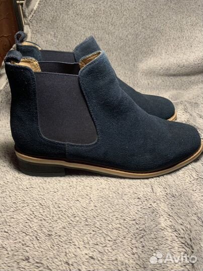 Полуботинки / челси осенние замшевые 40р