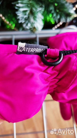 Перчатки зимние детские на 6-9 лет