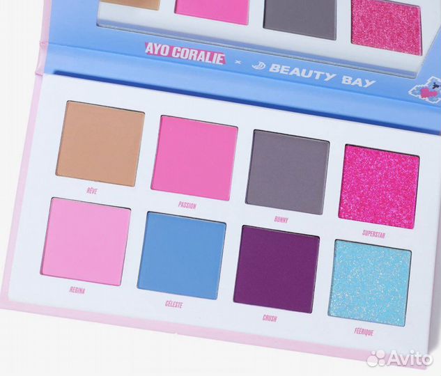 Палетка теней ayo coralie beauty bay