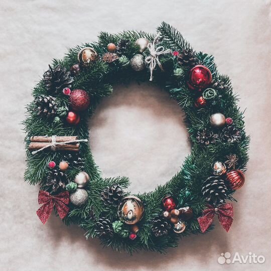 Новогодний, рождественский венок
