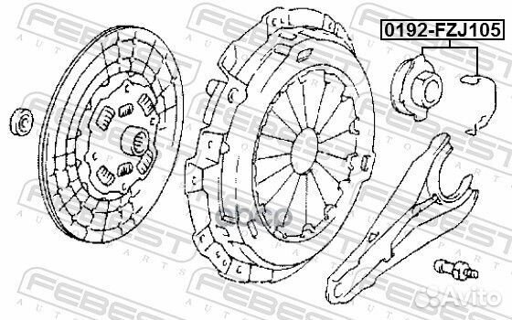 Подшипник выжимной 0192FZJ105 Febest