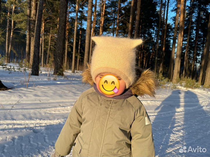 Детский чепчик с ушками