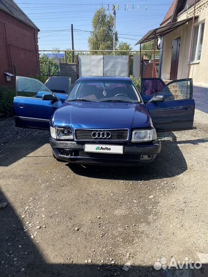 Audi 100 2.3 МТ, 1991, битый, 579 446 км