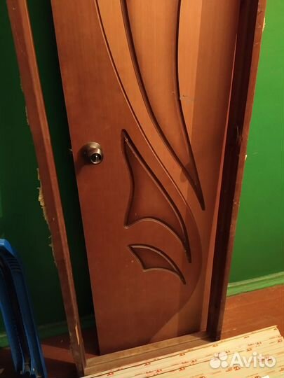 Межкомнатные двери бу с коробкой 60 см