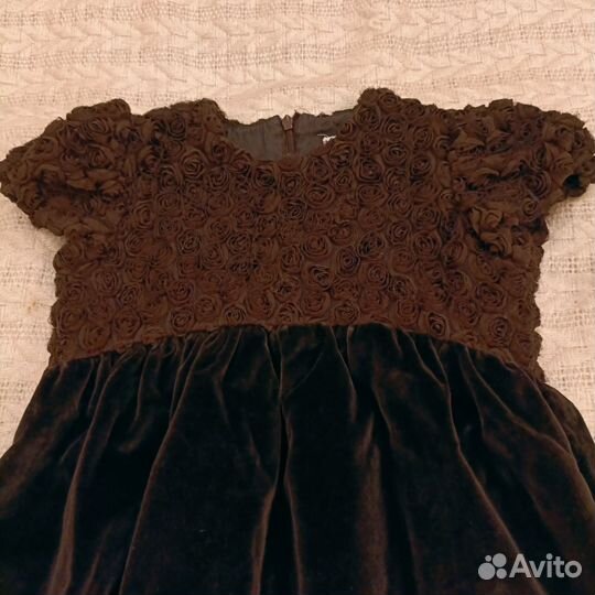 Нарядное бархатное платье Il gufo