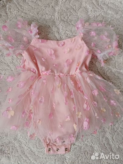 Платье боди для девочки 80 86