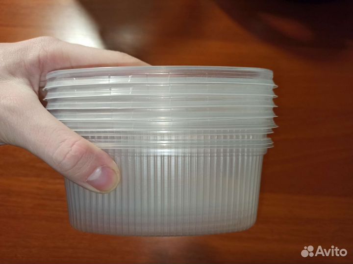 Одноразовая посуда контейнеры 5 штук