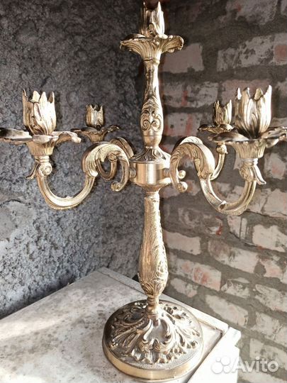 Подсвечник бронза СССР