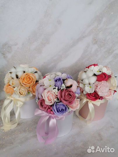 Букет мыльные розы