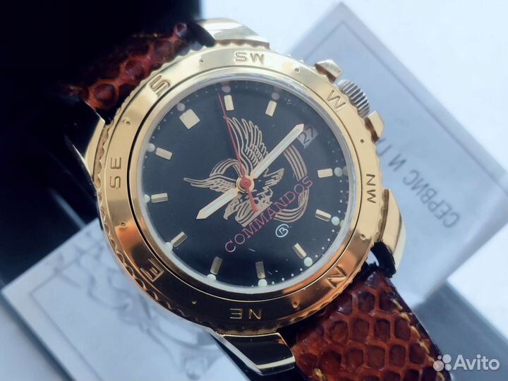Часы Восток Новые Commandos Компас СССР мех 1990г