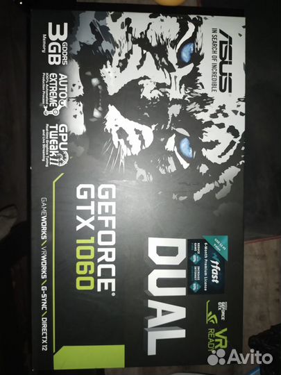 Видеокарта gtx 1060 3gb