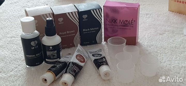 Краска для бровей bronsun, хна lovely, окислитель