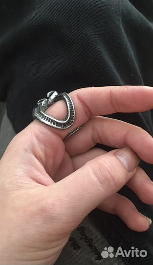 Кольцо череп перстень