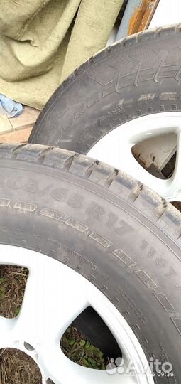 Литые диски R17 Тойота с резиной 265/16R17