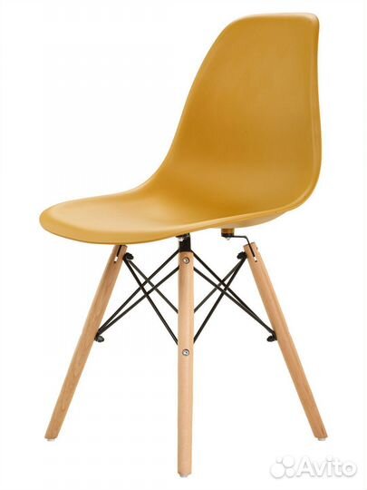 Стул в стиле eames DSW, светло- коричневый, 2 шт