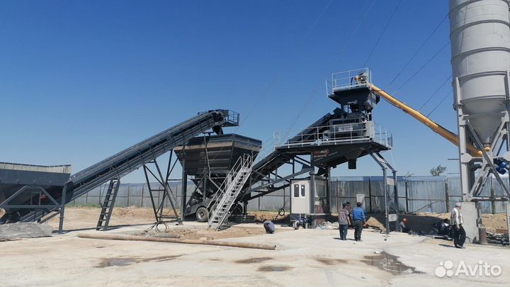 Мобильный бетонный завод под ключ