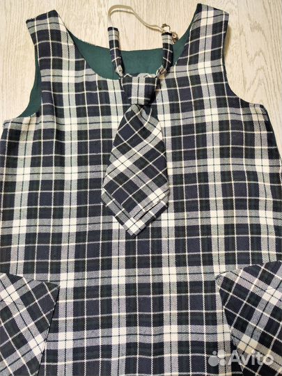 Школьный сарафан на 8-10 лет