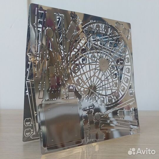 Металлический 3D пазл-конструктор Колесо обозрения