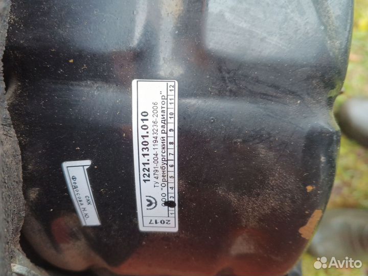 Радиатор мтз 1221 меднолатунный