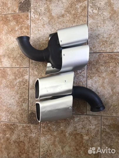 Насадки на глушитель Porsche Cayenne